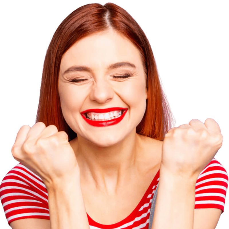 Szczęśliwa kobieta pożyczka